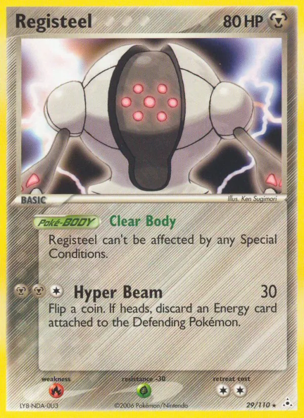 Registeel (EX Holon Phantoms 029)