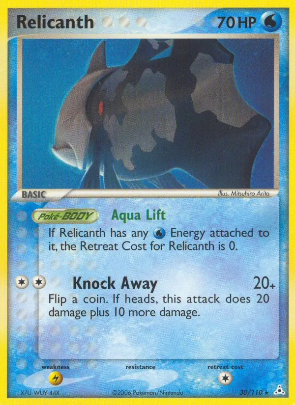Relicanth (EX Holon Phantoms 030)