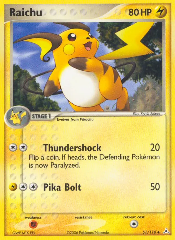 Raichu (EX Holon Phantoms 051)