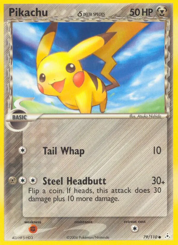 Pikachu δ (EX Holon Phantoms 079)