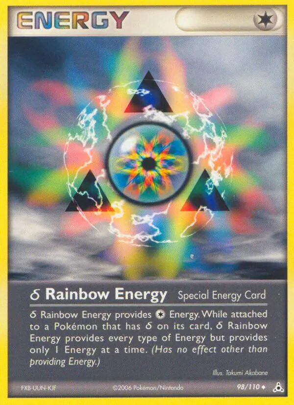 δ Regenbogen-Energie (EX Holon Phantoms 098)