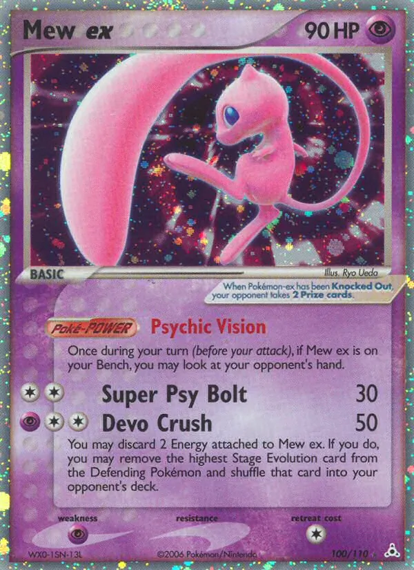 Mew-ex (EX Holon Phantoms 100)