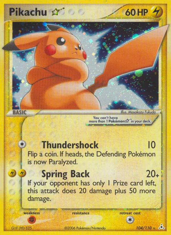 Pikachu * (EX Holon Phantoms 104)