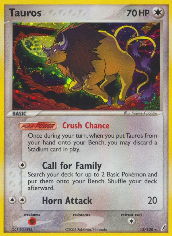 Tauros (EX Crystal Guardians 012)