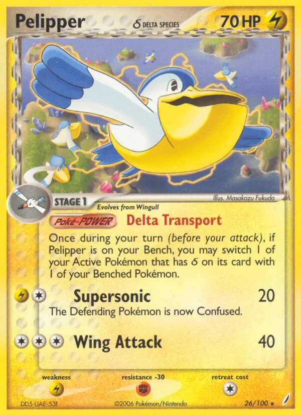 Pelipper δ (EX Crystal Guardians 026)