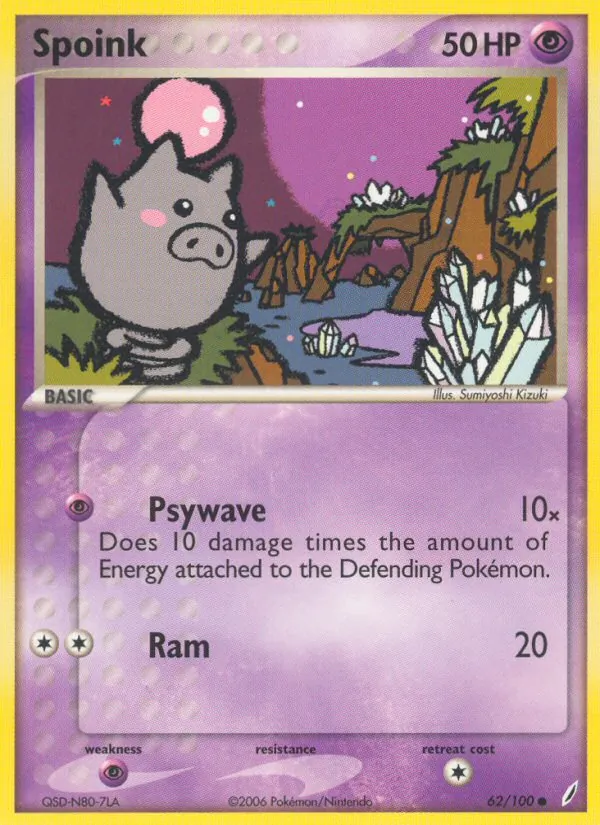 Spoink (EX Crystal Guardians 062)