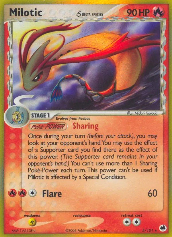 Milotic δ (EX Dragon Frontiers 005)