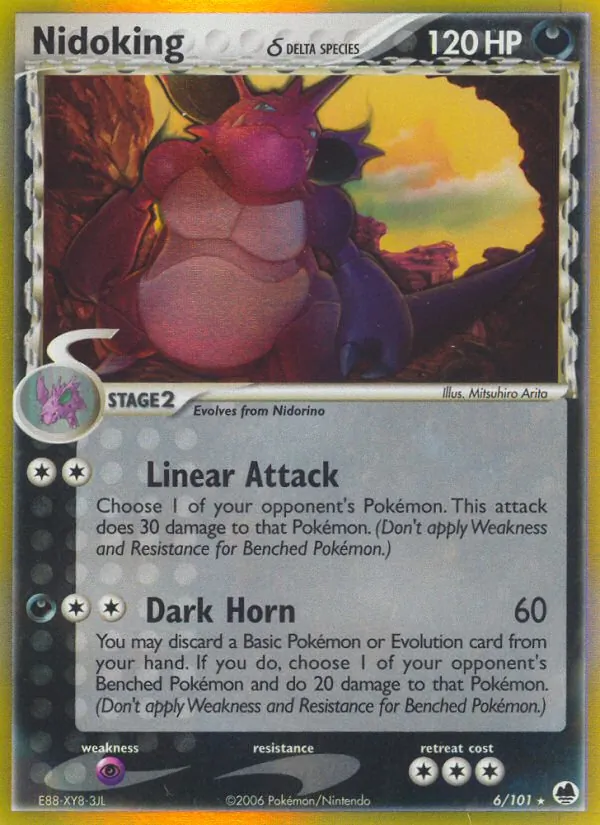 Nidoking δ (EX Dragon Frontiers 006)