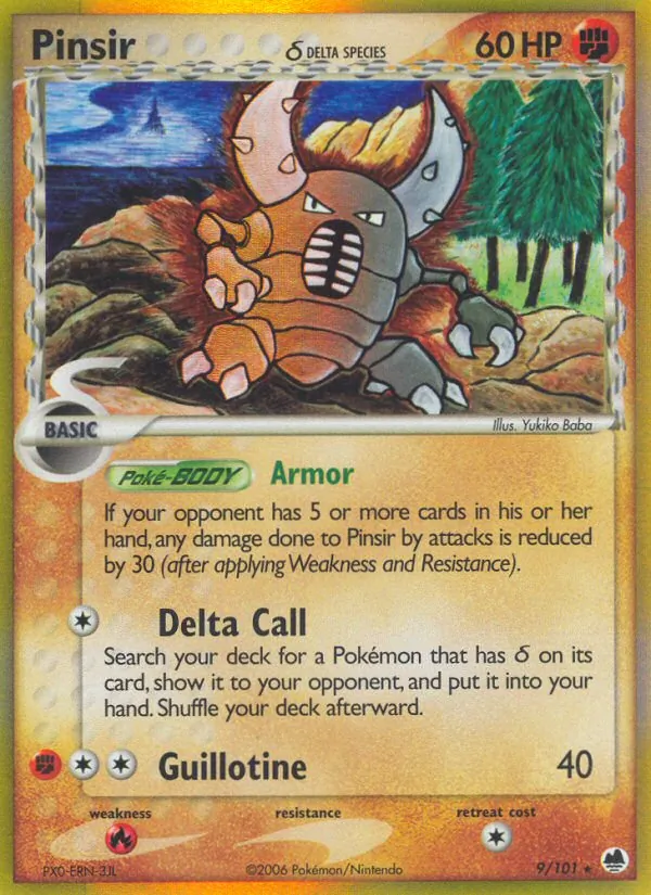 Pinsir δ (EX Dragon Frontiers 009)