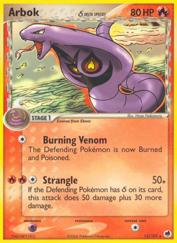 Arbok δ (EX Dragon Frontiers 013)