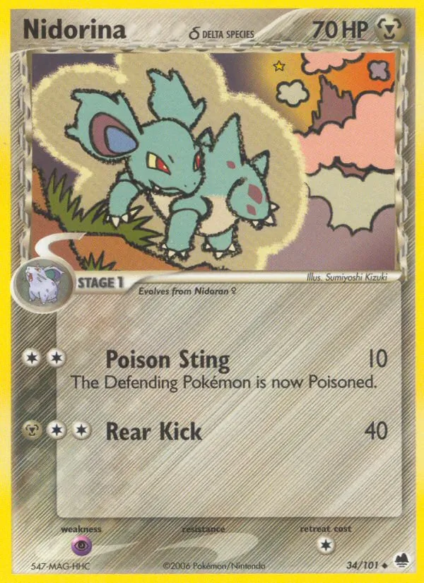 Nidorina δ (EX Dragon Frontiers 034)