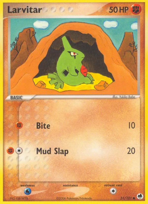 Larvitar (EX Dragon Frontiers 051)