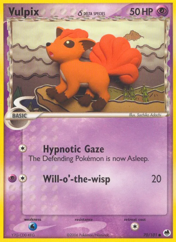 Vulpix δ (EX Dragon Frontiers 070)