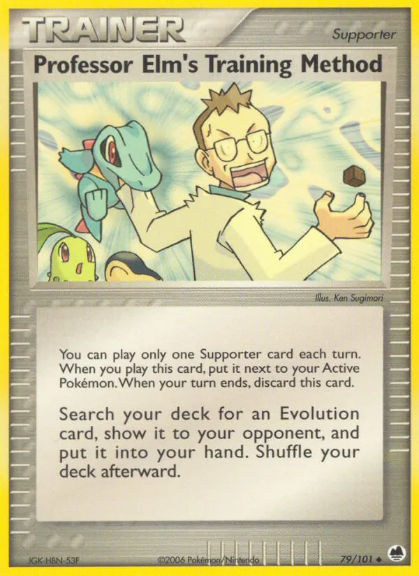 Professor Linds Trainingsmethoden (EX Dragon Frontiers 079)