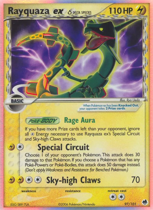 Rayquaza-ex δ (EX Dragon Frontiers 097)