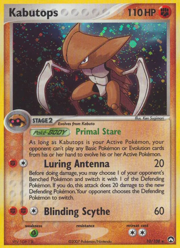 Kabutops (EX Power Keepers 010)