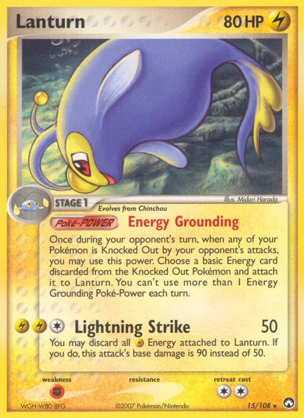Lanturn (EX Power Keepers 015)