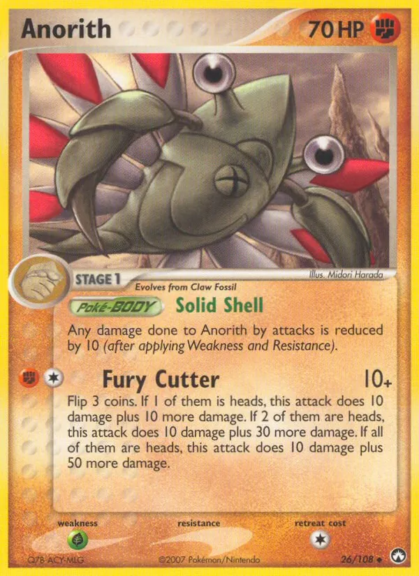 Anorith (EX Power Keepers 026)