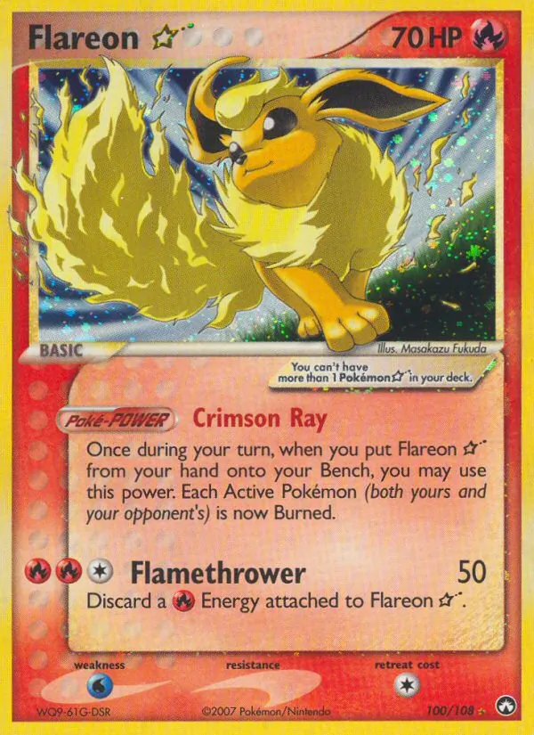 Flamara ☆ (EX Power Keepers 100)