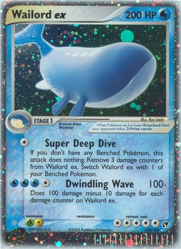 Wailord-ex (EX Sandsturm 100)