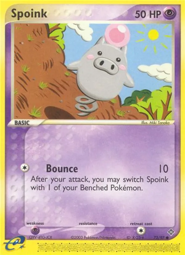Spoink (EX Drache 073)