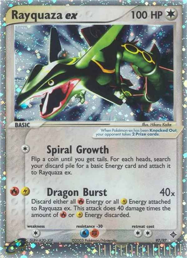 Rayquaza-ex (EX Drache 097)