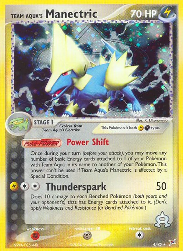 Team Aquas Voltenso (EX Team Magma vs Team Aqua 004)