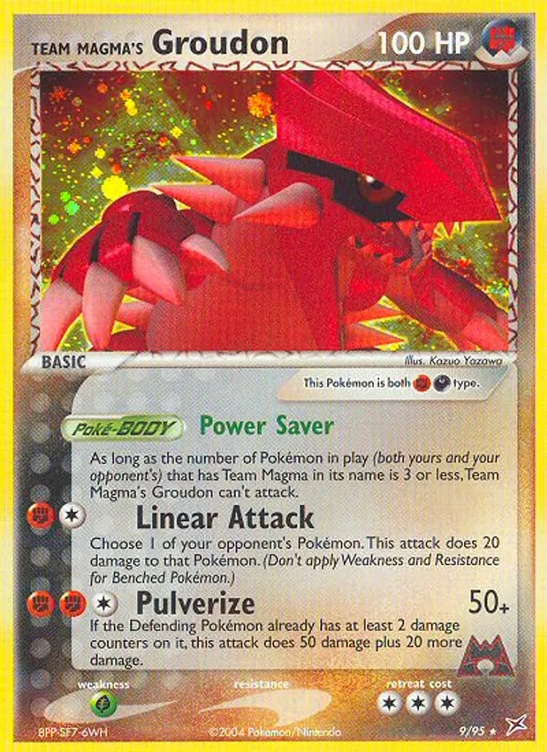 Team Magmas Groudon (EX Team Magma vs Team Aqua 009)