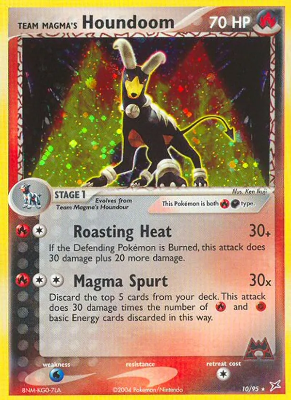 Team Magmas Hundemon (EX Team Magma vs Team Aqua 010)