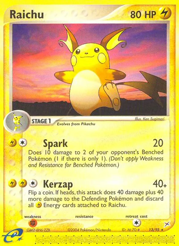 Raichu (EX Team Magma vs Team Aqua 013)