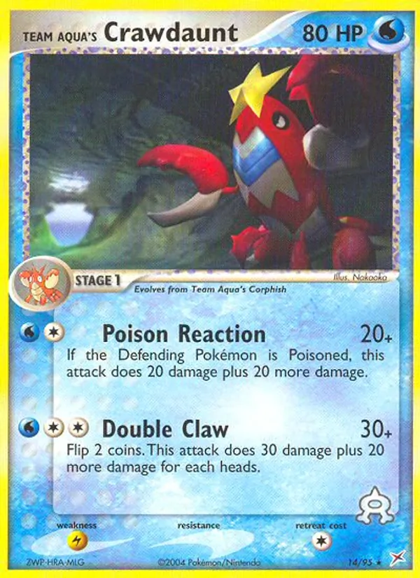 Team Aquas Krebutack (EX Team Magma vs Team Aqua 014)