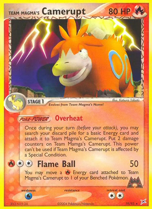 Team Magmas Camerupt (EX Team Magma vs Team Aqua 019)