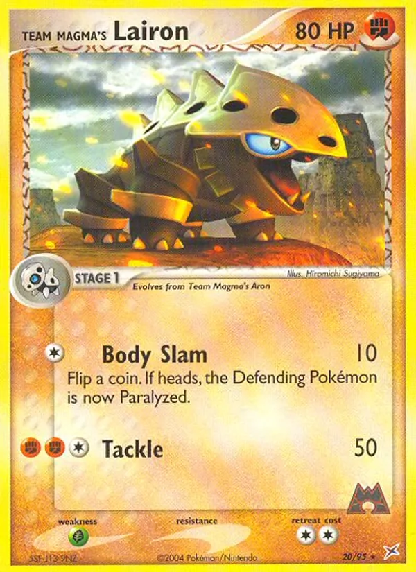 Team Magmas Stollrak (EX Team Magma vs Team Aqua 020)