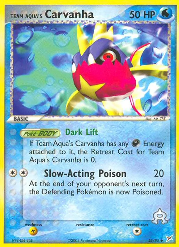 Team Aquas Kanivanha (EX Team Magma vs Team Aqua 025)