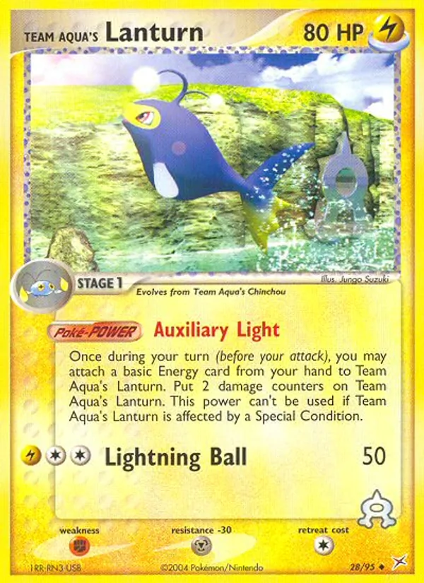 Team Aquas Lanturn (EX Team Magma vs Team Aqua 028)