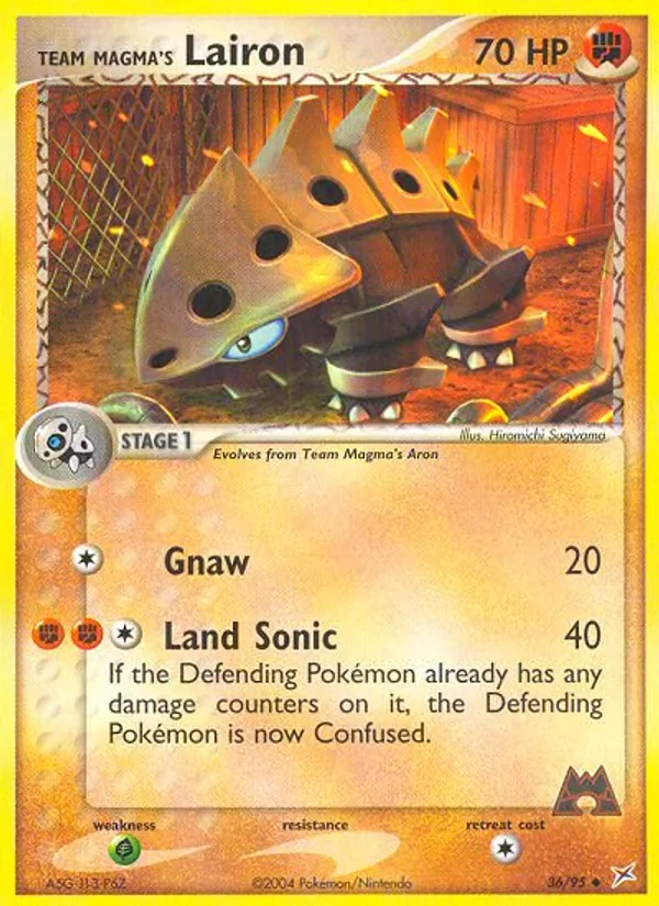 Team Magmas Stollrak (EX Team Magma vs Team Aqua 036)