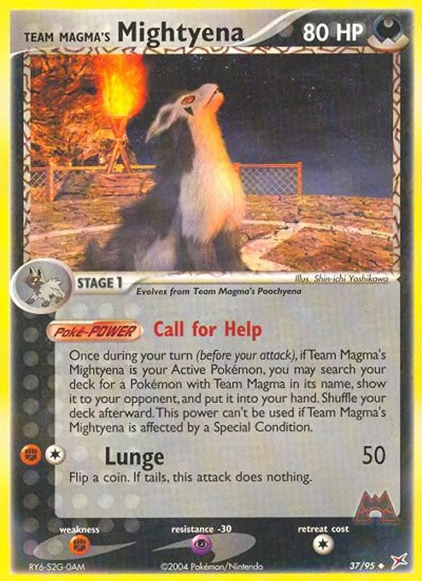 Team Magmas Magnayen (EX Team Magma vs Team Aqua 037)