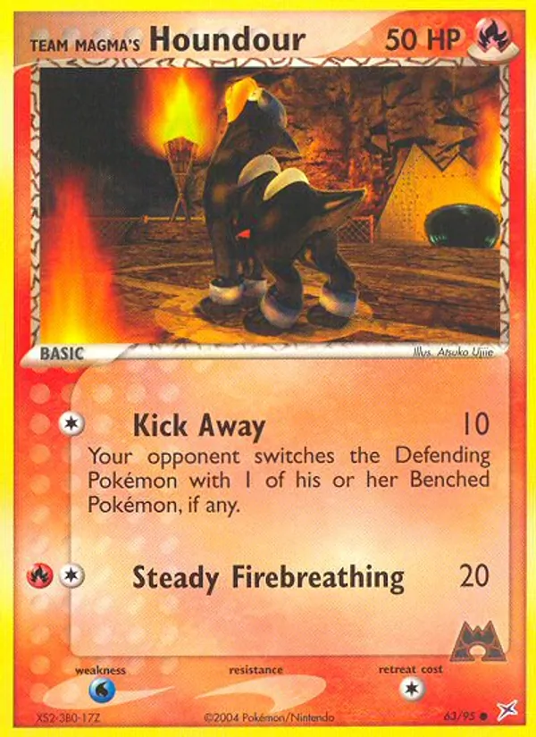 Team Magmas Hunduster (EX Team Magma vs Team Aqua 063)