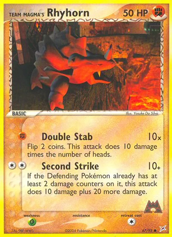 Team Magmas Rihorn (EX Team Magma vs Team Aqua 067)