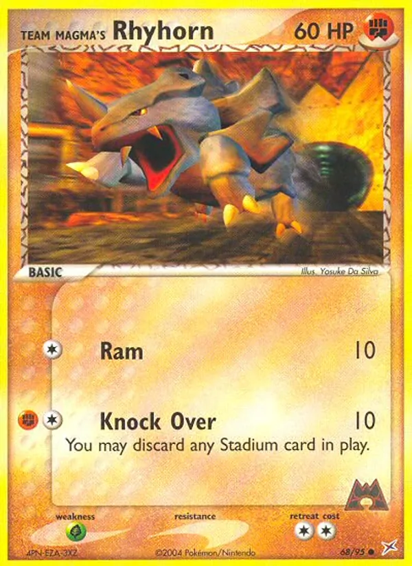 Team Magmas Rihorn (EX Team Magma vs Team Aqua 068)