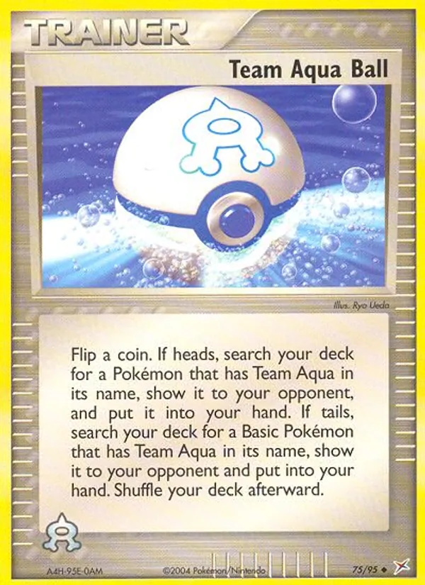 Team Aqua Ball (EX Team Magma vs Team Aqua 075)