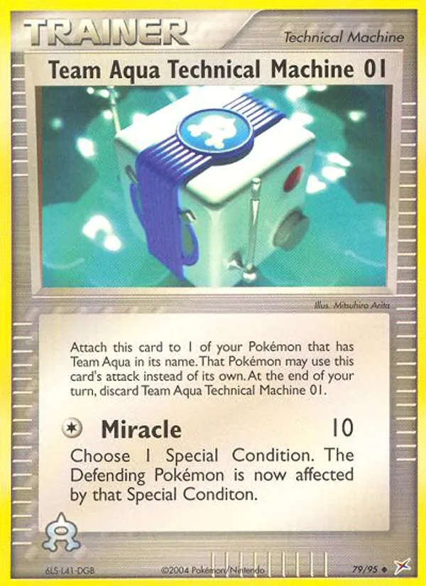 Team Aqua Technical Machine 01 (EX Team Magma vs Team Aqua 079)
