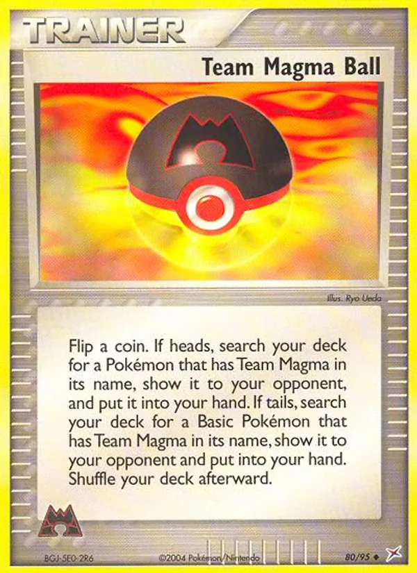 Team Magma Ball (EX Team Magma vs Team Aqua 080)