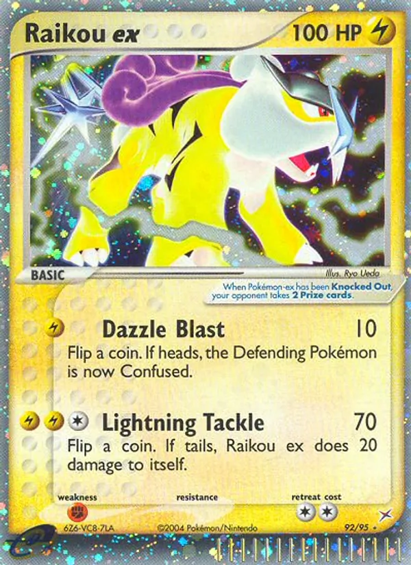 Raikou-ex (EX Team Magma vs Team Aqua 092)