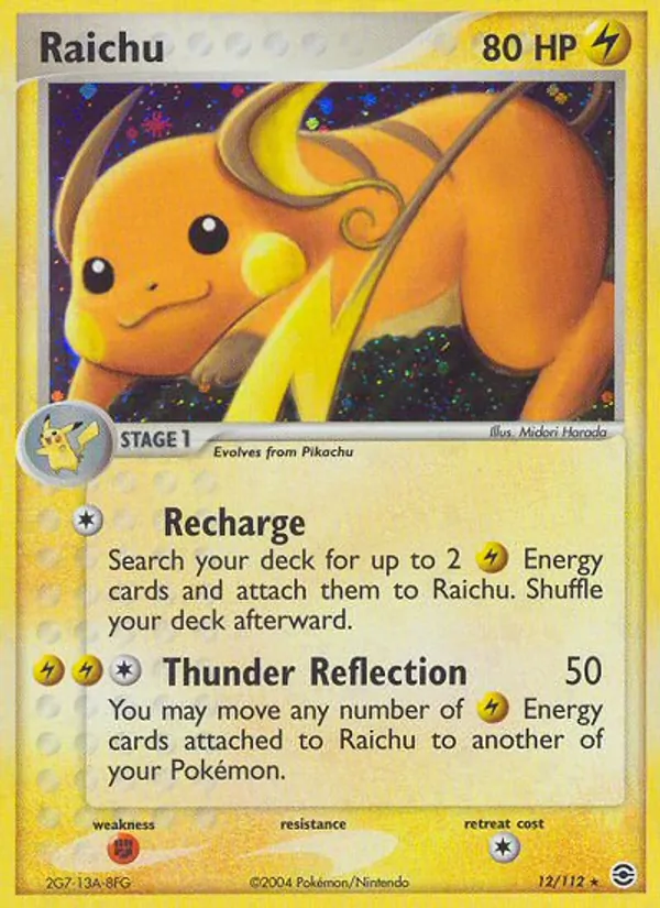 Raichu (EX Feuerrot & Blattgrün 012)