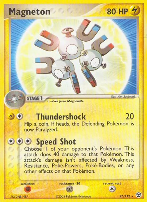 Magneton (EX Feuerrot & Blattgrün 027)