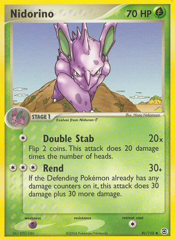 Nidorino (EX Feuerrot & Blattgrün 041)