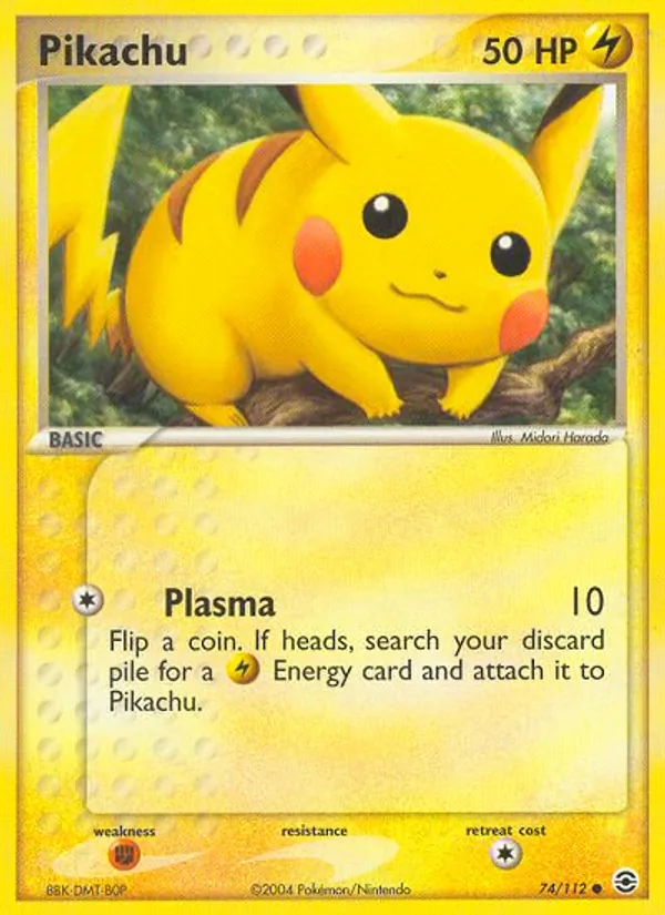 Pikachu (EX Feuerrot & Blattgrün 074)