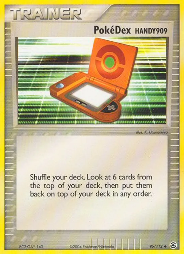 PokéDex HANDY909 (EX Feuerrot & Blattgrün 096)