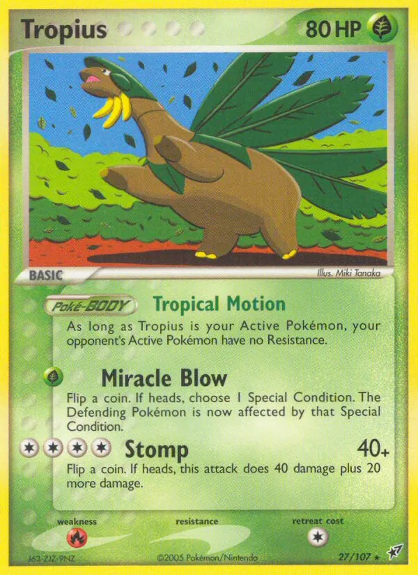 Tropius (EX Deoxys 027)